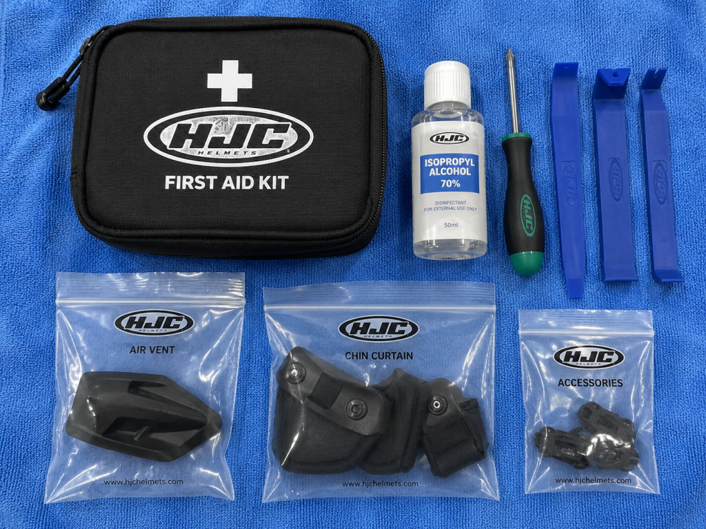 The DIY Guide to Replacing HJC Accessories: Vents, Visor Latches, and Chin Curtains